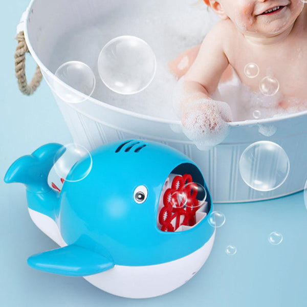 Whale/Submarine Bubble Blower Machine Musical Bubble Maker Bath Baby Toy Shower Fun - 2