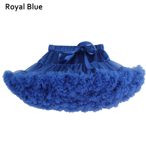 Kid Girls Lovely Bowknot Tulle Dance Princess Tutu Skirts Multi Colors - Pink M