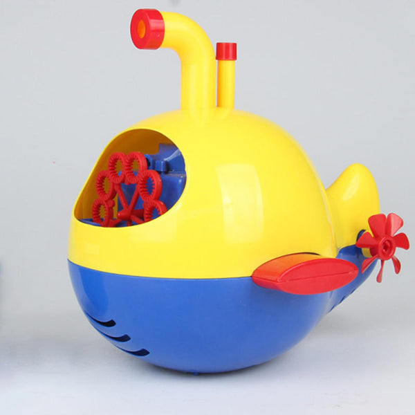 Whale/Submarine Bubble Blower Machine Musical Bubble Maker Bath Baby Toy Shower Fun - 2
