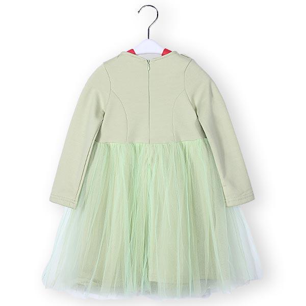 Baby Children Girls Dress Princess Long Sleeve Tutu Skirt - 3-4Y