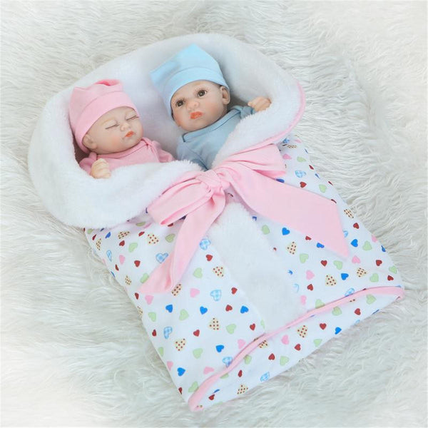 Share to: NPK 10 Inch 26cm Newborns Reborn Baby Soft Silicone Doll Handmade Lifelike Baby Girl Dolls Play House Toys Birthday Gift - Pink