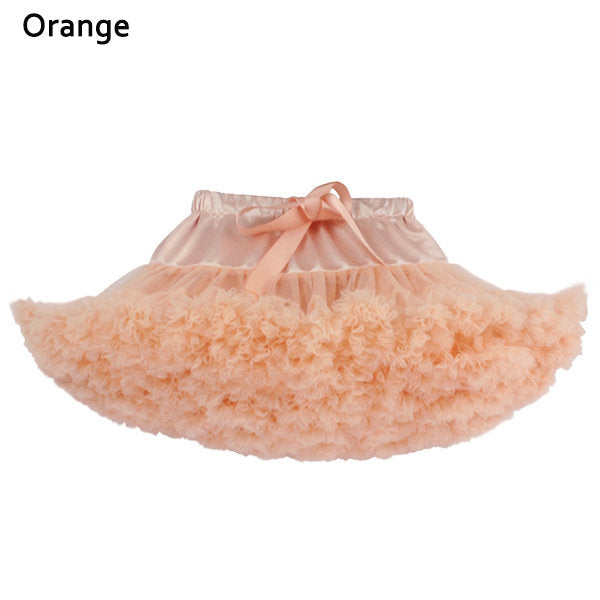 Kid Girls Lovely Bowknot Tulle Dance Princess Tutu Skirts Multi Colors - Pink M