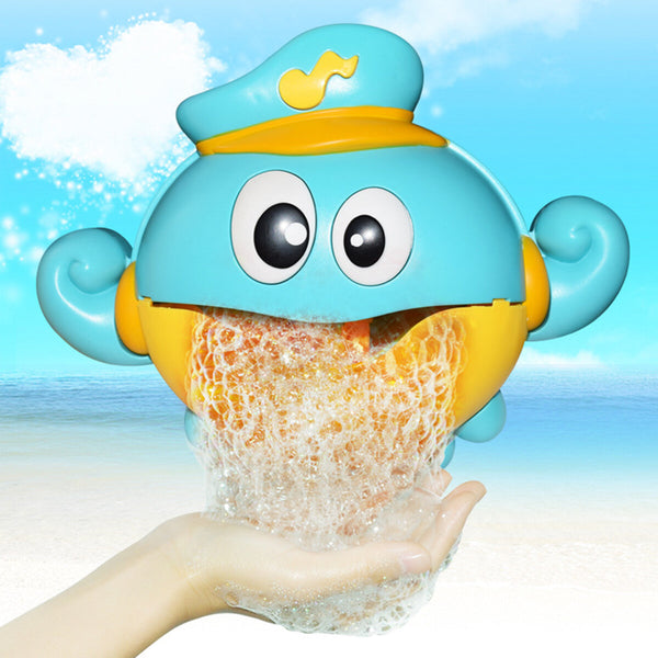 Music Bubble Machine Maker Bath Octopus Toys for Infant Baby Kids Happy Tub Time Shower Games