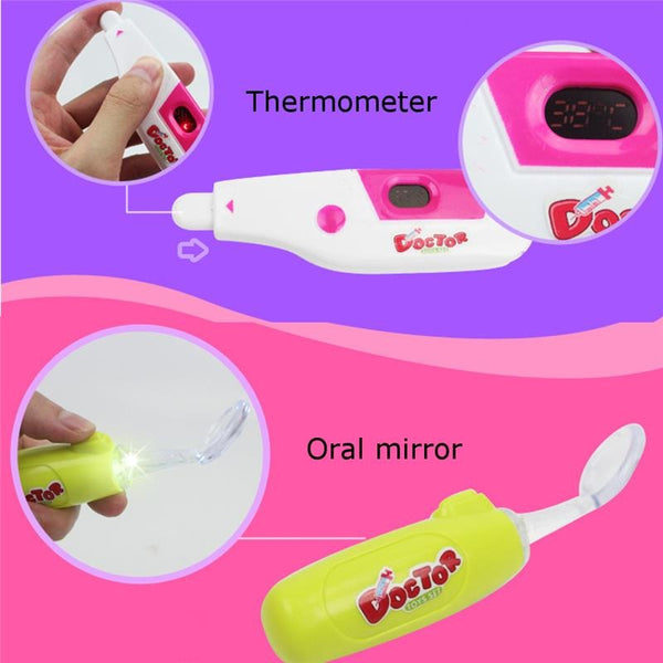 Kids Pretending Doctor's Playing Set Case Education Kit Boys Girls Toys