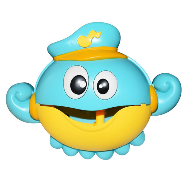 Music Bubble Machine Maker Bath Octopus Toys for Infant Baby Kids Happy Tub Time Shower Games