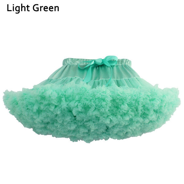 Kid Girls Lovely Bowknot Tulle Dance Princess Tutu Skirts Multi Colors - Pink M