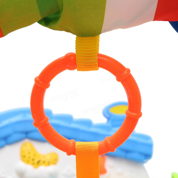 3 in 1 Baby Infant Gym Soft Playmat & Fitness Music Lights Fun Piano Carpet Gift