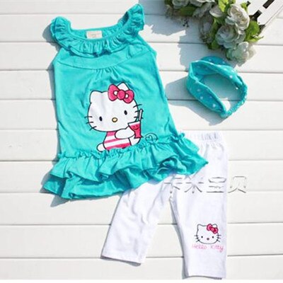 Seartist Baby Girls Suits Children 3Pcs Sets Headband+Dress+Pants Girl's Clothing Set Dresses Baby Girl Clothing 2020 30